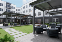 Plenty of lounging options for students to relax, study, or socialize 